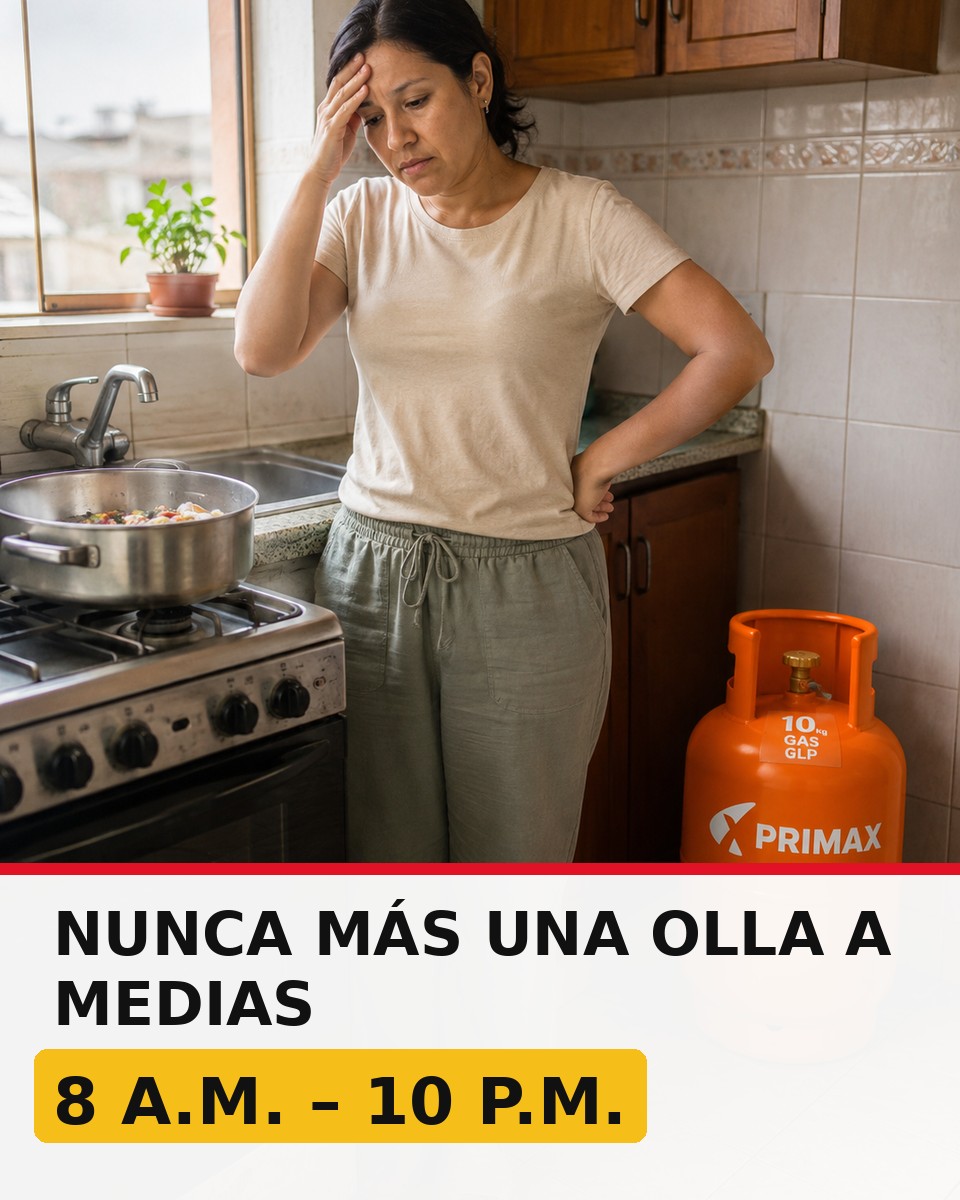 Nunca más una olla a medias: balón de gas Primax a domicilio en Bajada de Baños, Barranco