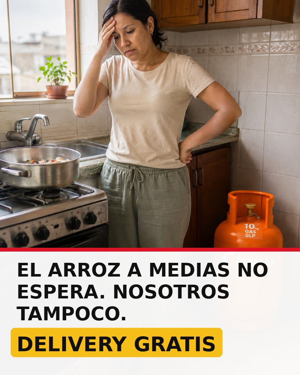 El arroz a medias no espera: delivery gratis de balón de gas Primax en Sáenz Peña, Barranco